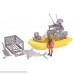 Wild Republic E-Team X Shark Set Playset Action Figure Shark Boat Diving Cage Gifts for Kids 4-Piece Set 15394 Shark Set B00TV3NHC0